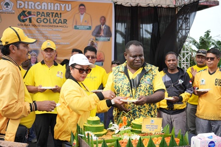 HUT Golkar ke-61 di Mimika jadi Ajang Soliditas dan Konsolidasi Kader Menuju Musda