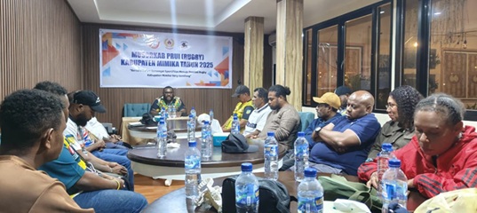 Martino Ray Kapan Terpilih Aklamasi Pimpin Pengcab Rugby Mimika Periode 2025–2029