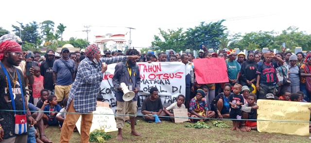 Suara Mama Papua di Tengah Aksi 24 Tahun Otsus: “Kami Tidak Merasakan Hasilnya”