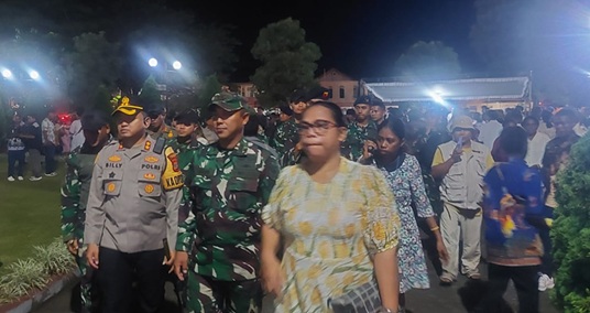 Aparat Gabungan Jaga Kondusivitas Mimika