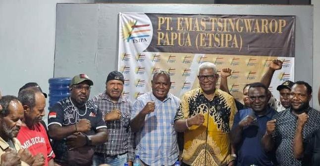 Bertemu Bupati Mimika, FPHS Tsingwarop Pertahankan Perda Saham Freeport 7% yang Telah Disahkan