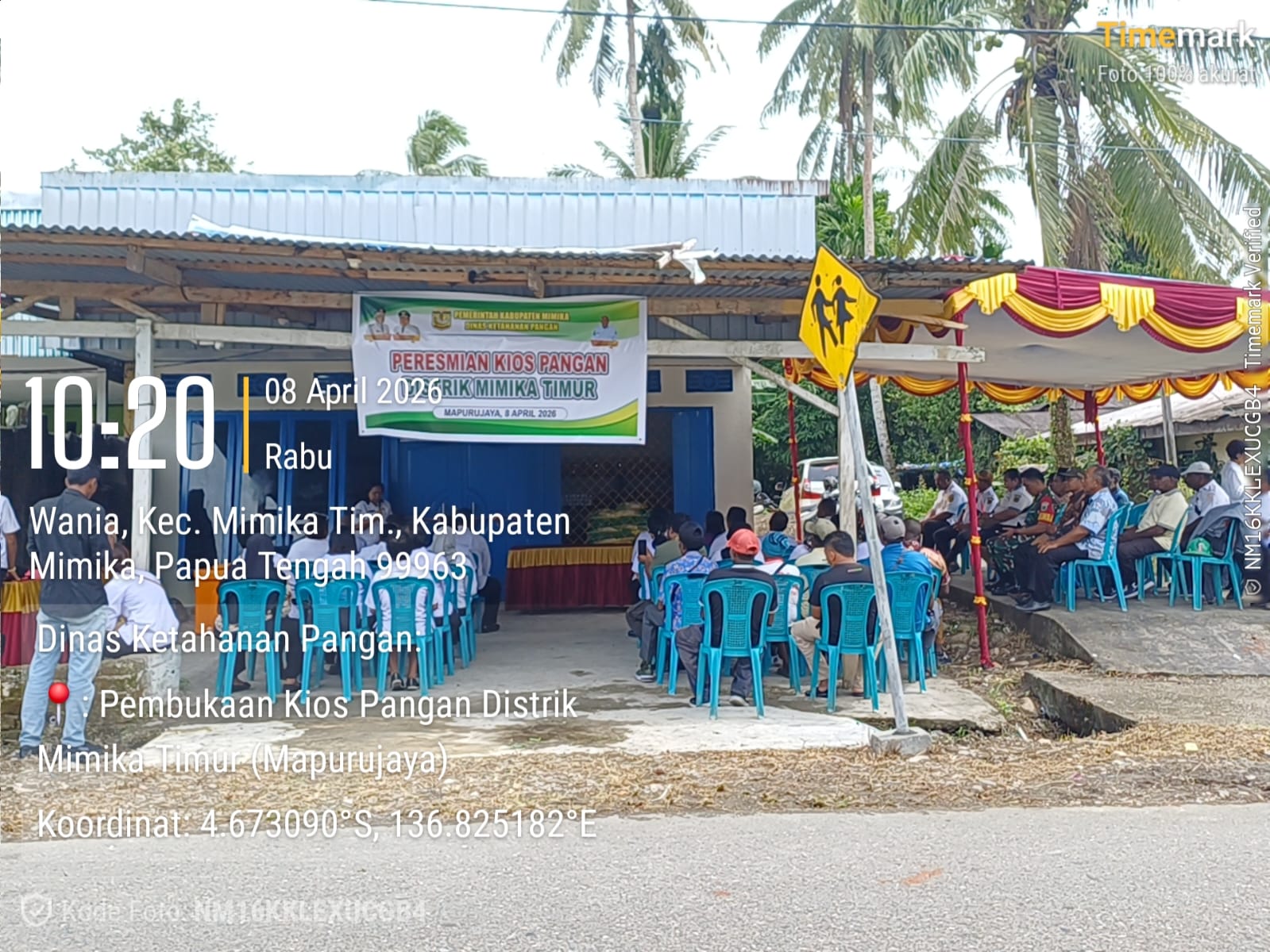 Kios Pangan Resmi Beroperasi di Mimika Timur, Dukung Ekonomi OAP dan Ketahanan Pangan