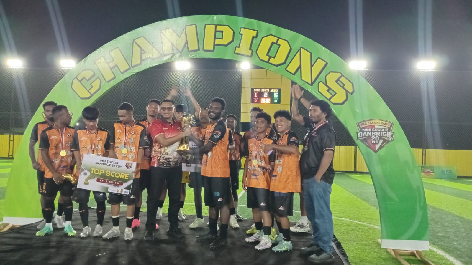 Turnamen Mini Soccer: Tropic FC Angkat Trofi Danbrigif 20 Cup