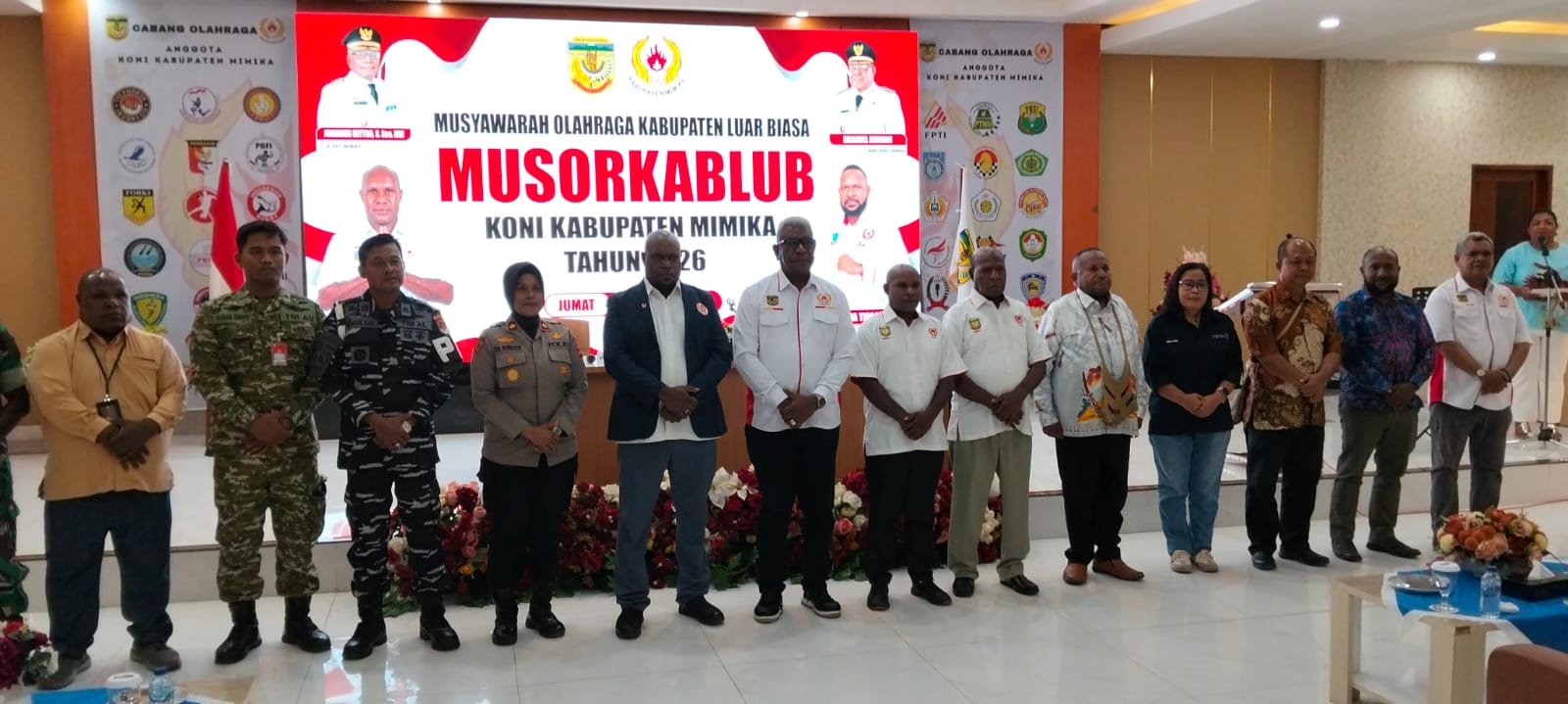 Musorkablub KONI Memanas! Bupati Mimika Singgung Nepotisme dalam Pembinaan Atlet