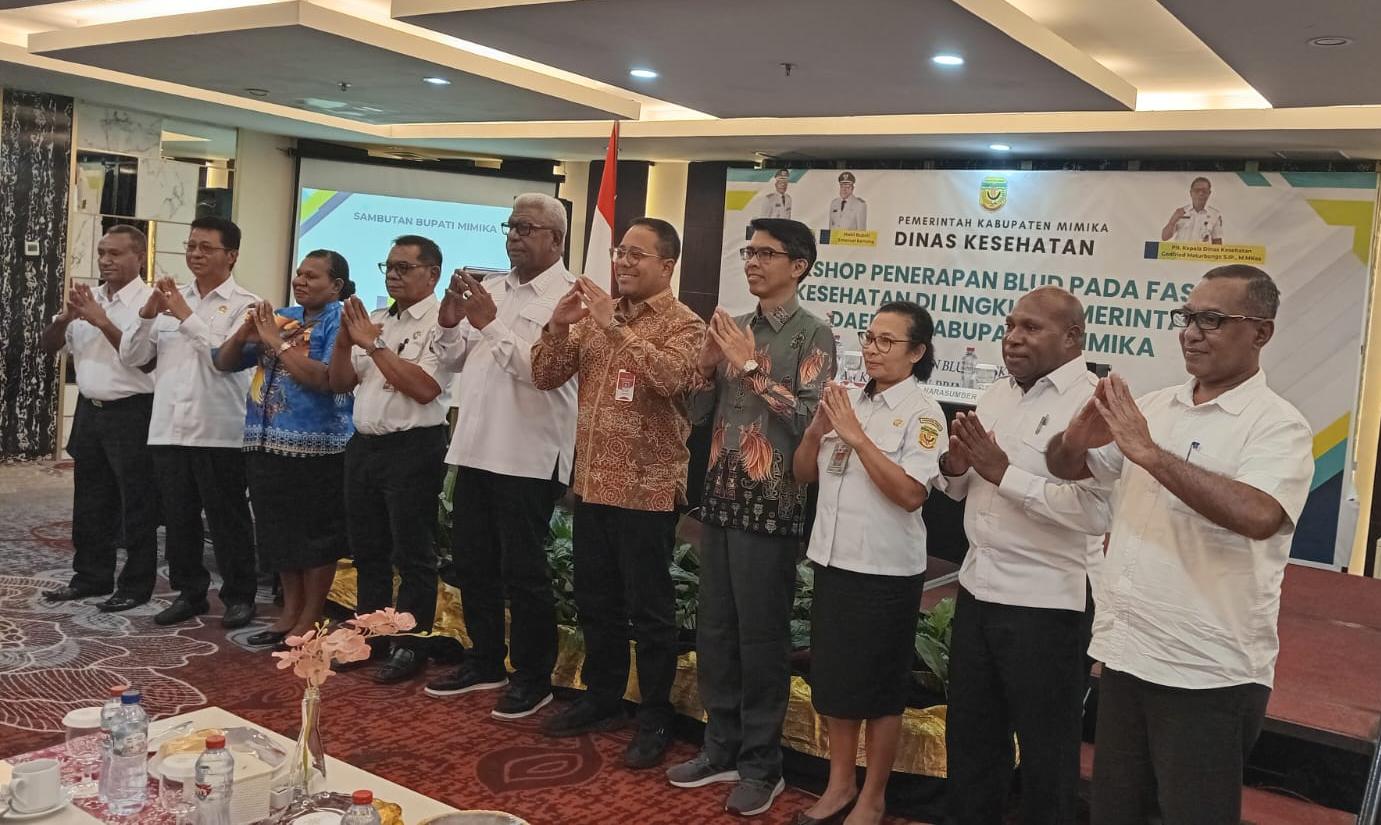 Bupati Mimika Dorong Penguatan BLUD Puskesmas Menuju Pelayanan Prima
