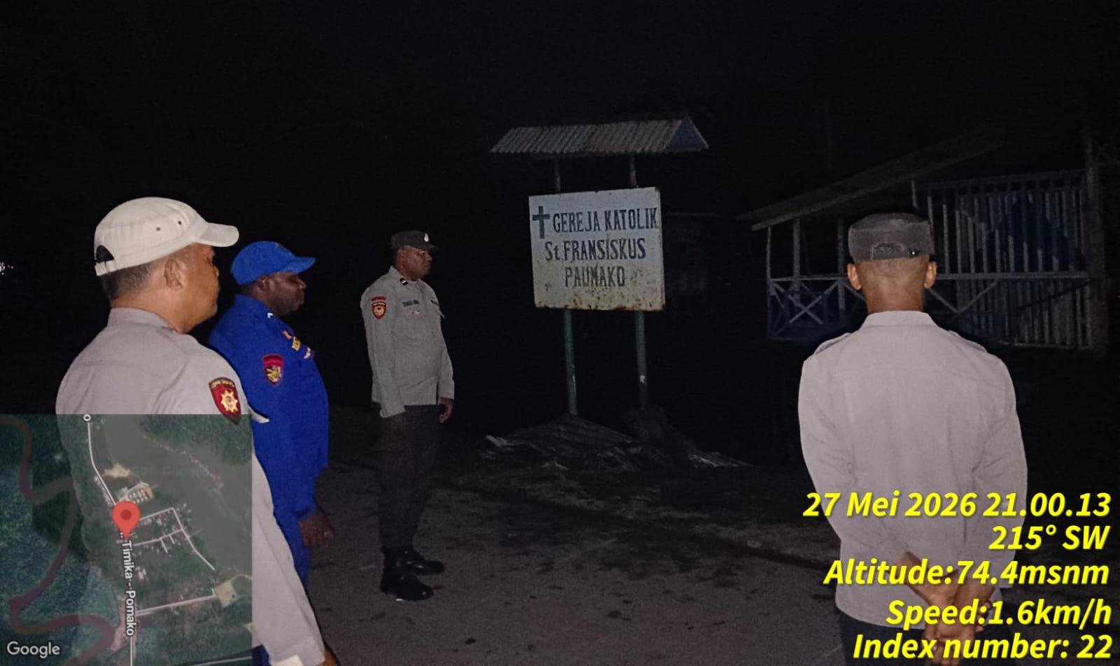 Polres Mimika Beberkan Penyebab Kebakaran Gereja Stasi Fransiskus Poumako