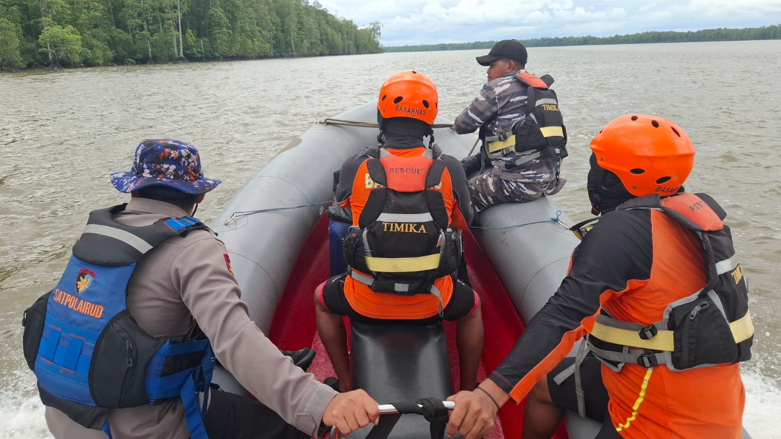 Empat Hari Hilang Kontak, Speed Boat Rute Timika–Asmat Akhirnya Ditemukan