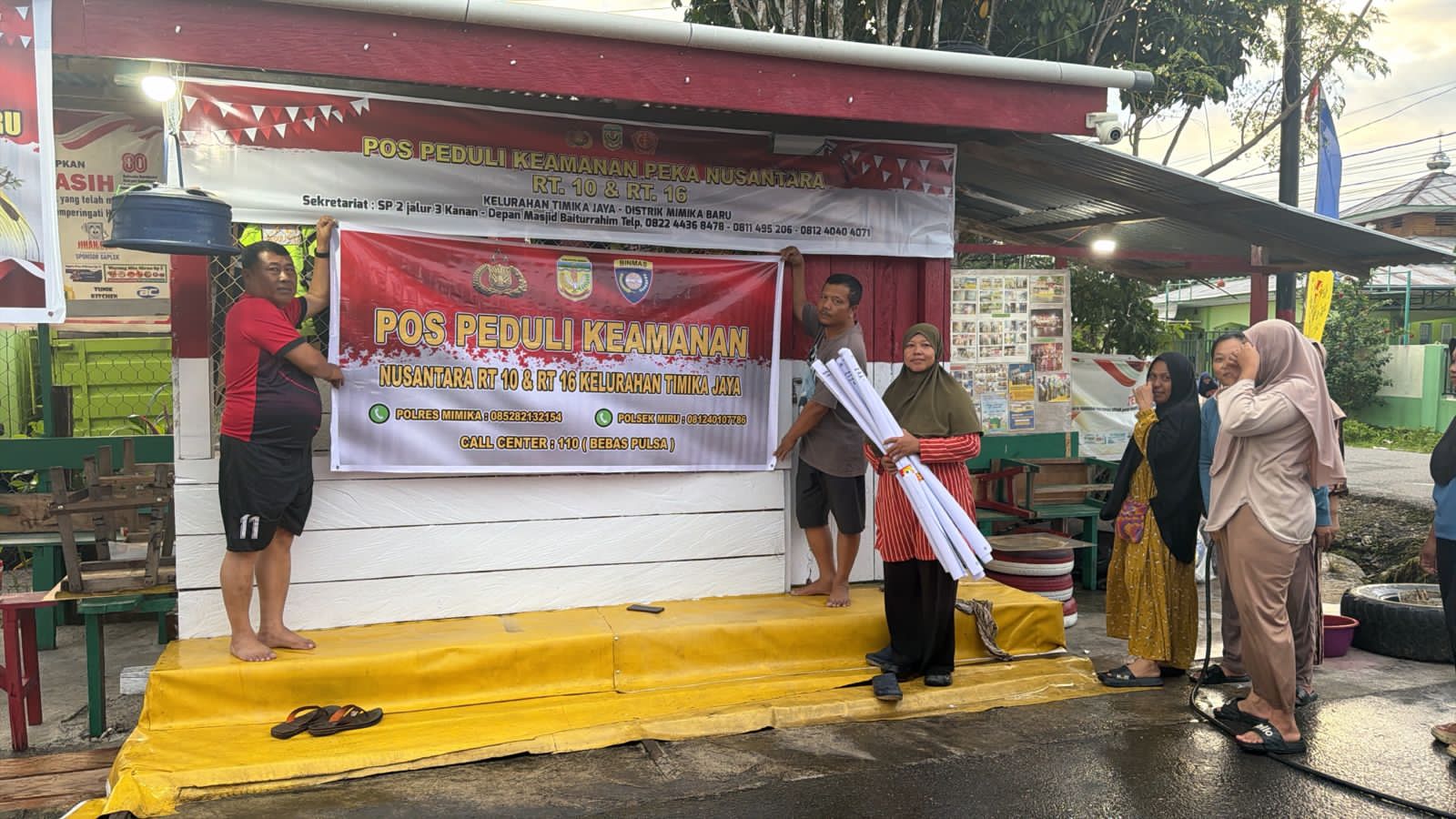 Pos Peka Jadi Andalan Jaga Kamtibmas, Polres Mimika Gelar Lomba dan Siapkan Hadiah Pembinaan