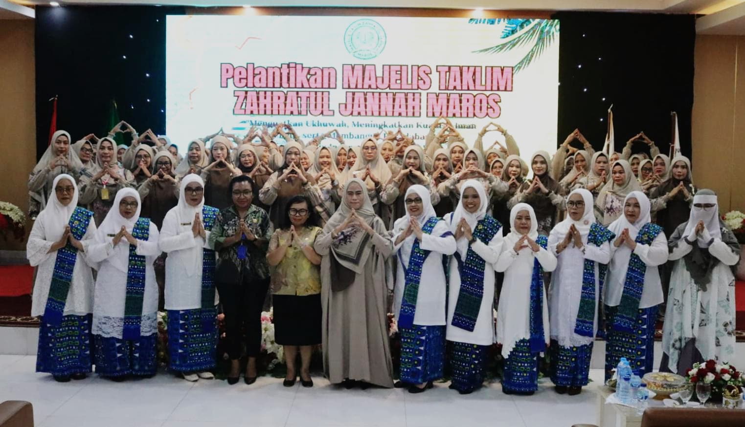 Pengurus Majelis Taklim Zahratul Jannah Maros Mimika Periode 2026-2029 Dikukuhkan