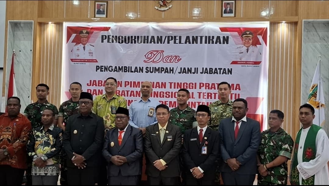 Pemkab Mimika Terapkan Sistem Baru Pengisian Jabatan Tinggi Pratama