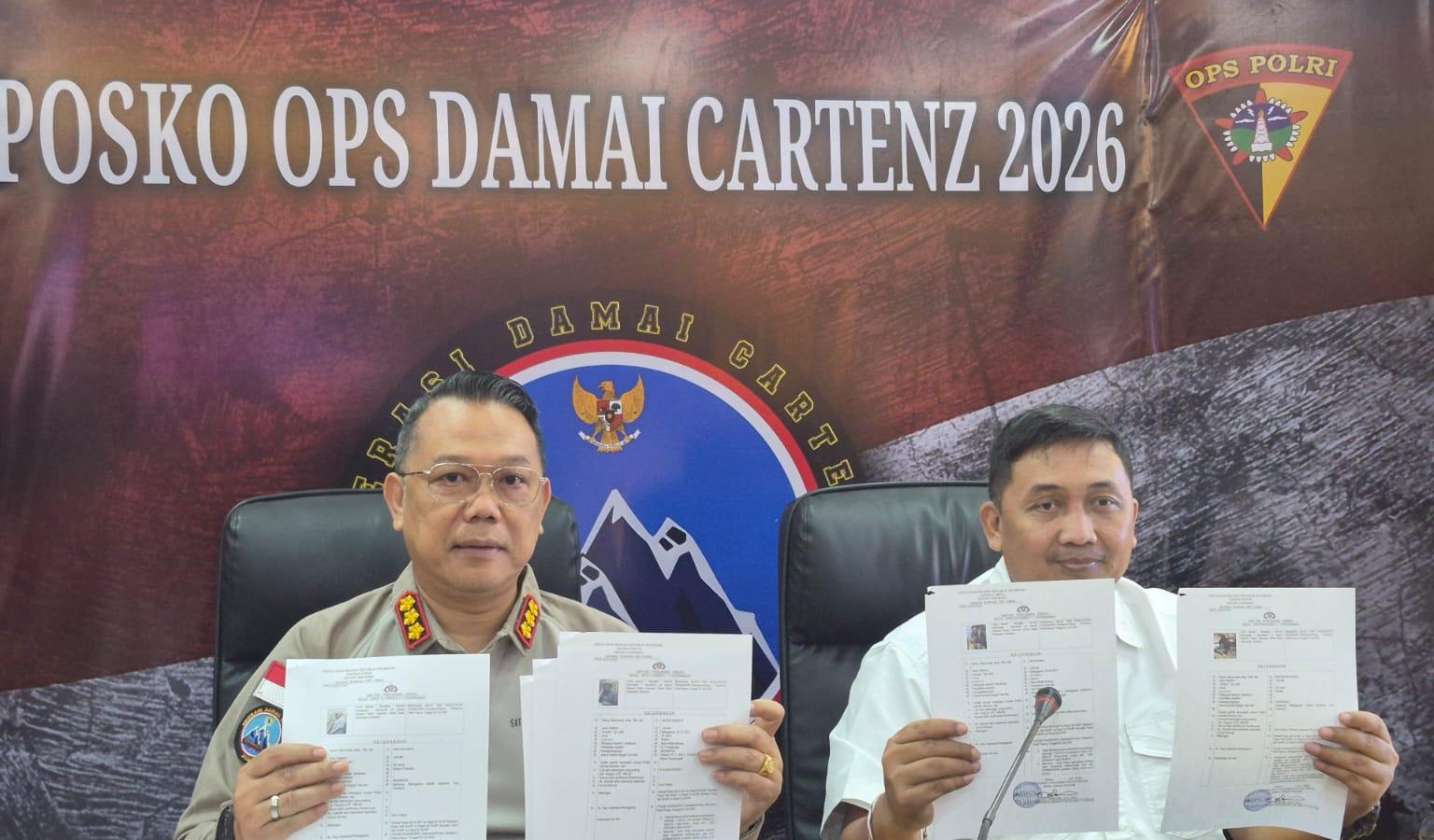 Satgas Ops Damai Cartenz Tetapkan Tujuh DPO Kasus Pembakaran Pesawat AMA di Yahukimo