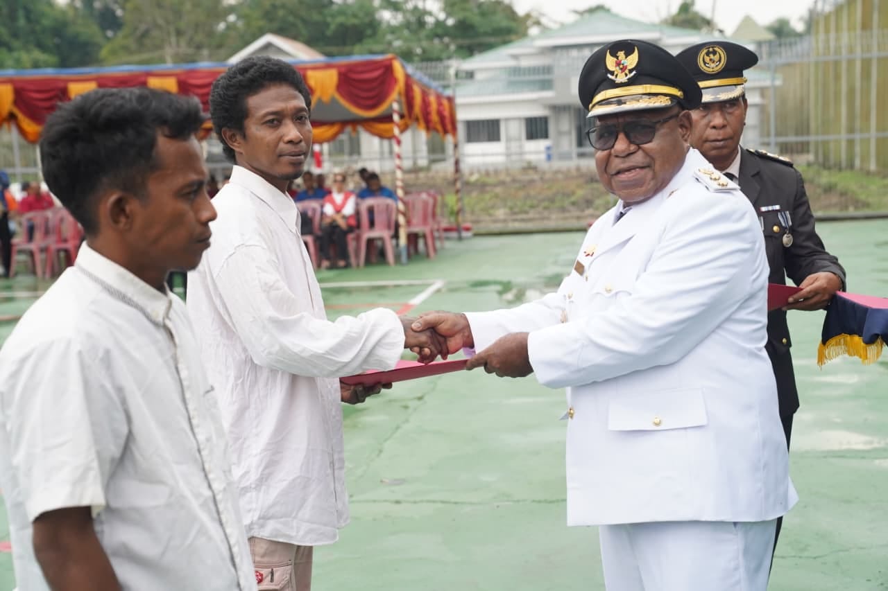 230 Warga Binaan Lapas Timika Dapat Remisi, Tiga Langsung Bebas