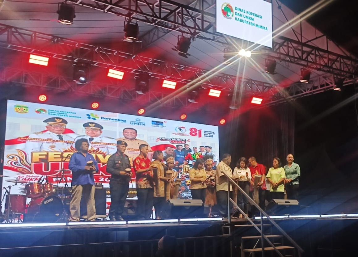 Festival UMKM ke-10 Mimika Dongkrak Perputaran Ekonomi hingga Rp670 Juta