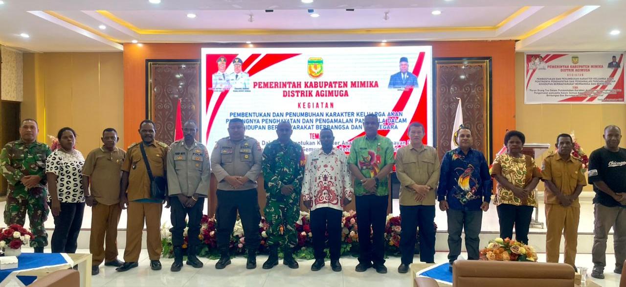Distrik Agimuga Dorong Keluarga Jadi Fondasi Pembentukan Karakter Anak