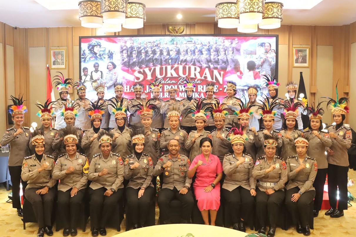 Peringati Hari Jadi Polwan ke-78, Polres Mimika Refleksikan Dedikasi dan Pengabdian